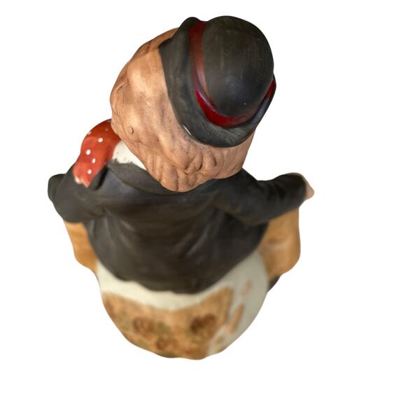 Albert E Price Clown Sitting On Globe Vintage 1980 Sad Hobo Porcelain Figurine - Picture 7 of 15